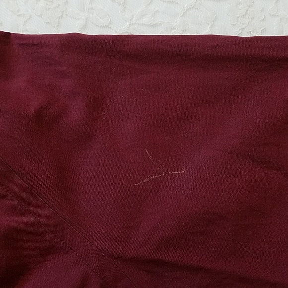 Express 1MX Mens Fitted Burgundy Color Dress Shirt Large - Picture 5 of 5